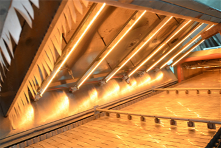 Klarer Quarz Deckofen Infrarotlampe